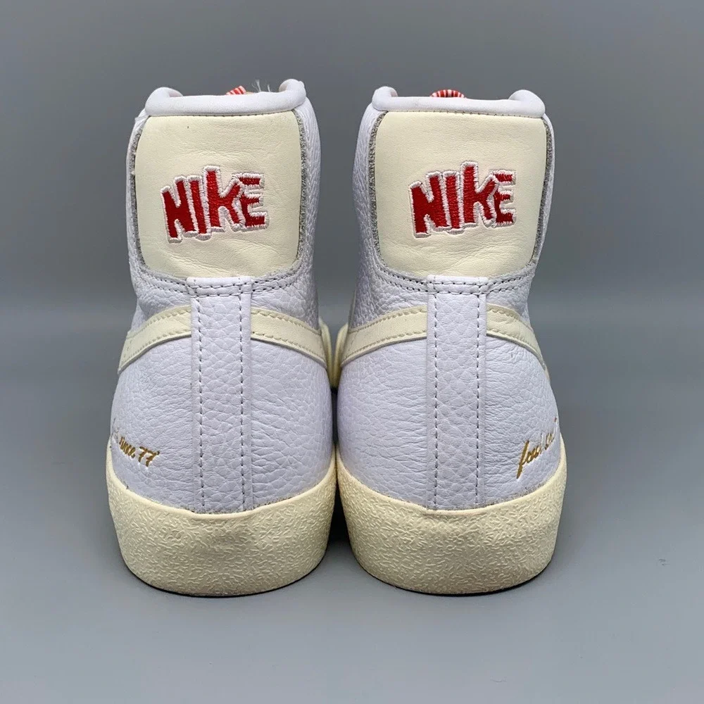 Nike Blazer Mid 77 Vintage Popcorn‎ White Skate Shoes CW6421-100 Men Sz 7